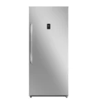 Midea 595L Upright Switch Fridge Freezer, Silver, HS-772FWE-SL