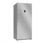 Midea 595L Upright Switch Fridge Freezer, Silver, HS-772FWE-SL