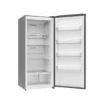 Midea 595L Upright Switch Fridge Freezer, Silver, HS-772FWE-SL