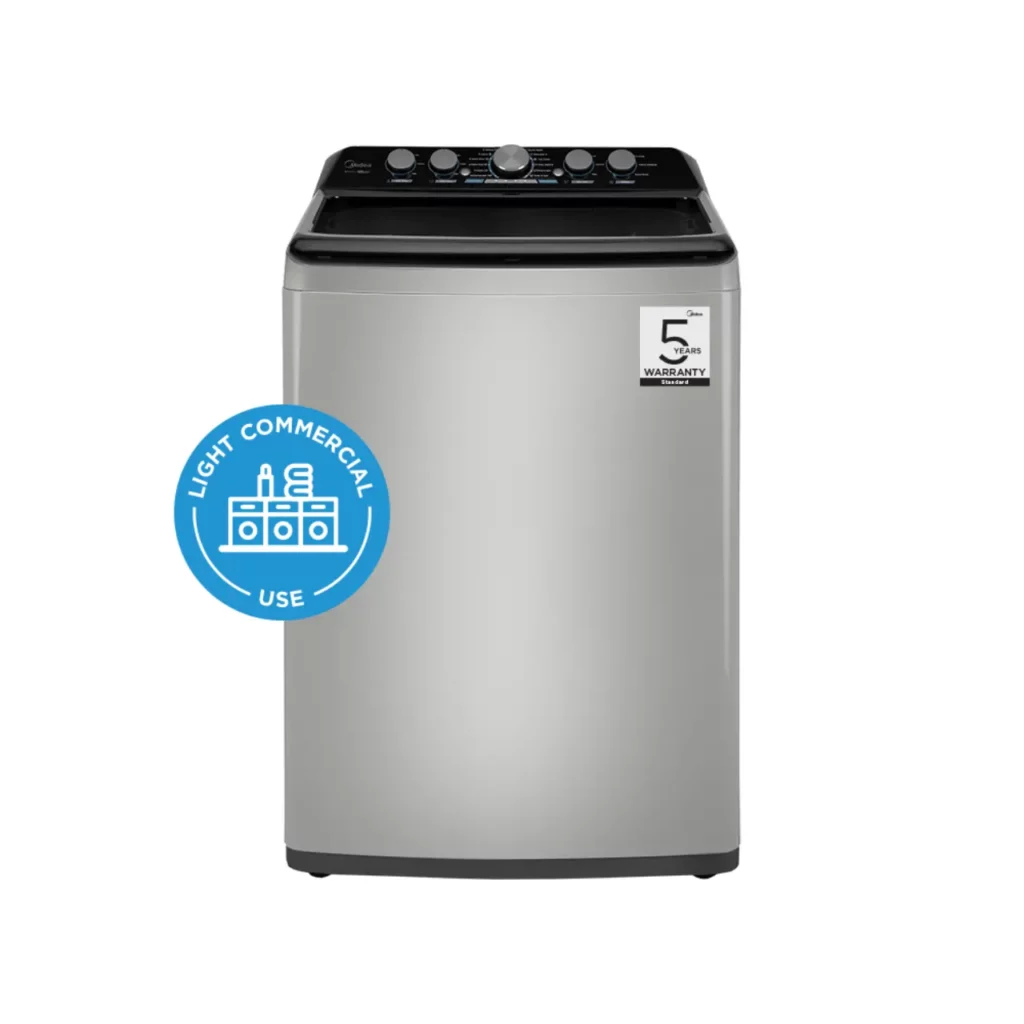 Midea 21kg Top Loader Washing Machine, Grey, MA500W210/G