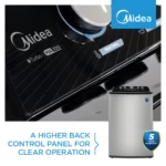 Midea 21kg Top Loader Washing Machine, Grey, MA500W210/G