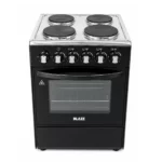 Blaze 4 Plate Electric Stove with Electric Oven, Black, GS-K50EE