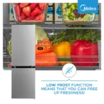 Midea 169L Silver Bottom Freezer Fridge HD-220REN - Image 5