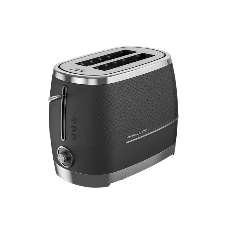 Cosmopolis Bullet Kettle and 2-Slice Toaster Combo, Black/Chrome, WKM8306B + TAM8202B