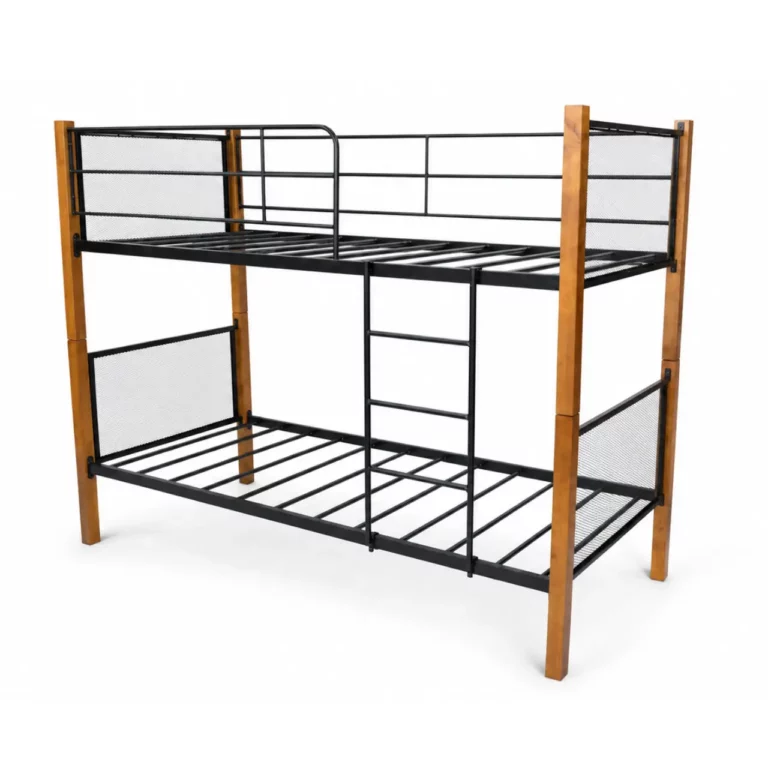 Westin Double Decker Bed 900 x 1900mm, Black and Wood Finish, WDB