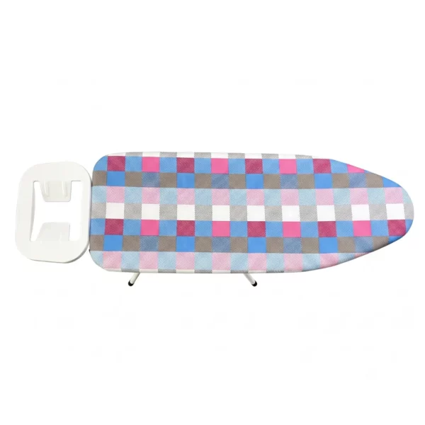 Ironing Board with Iron Rest and Patterned Cover, IRB