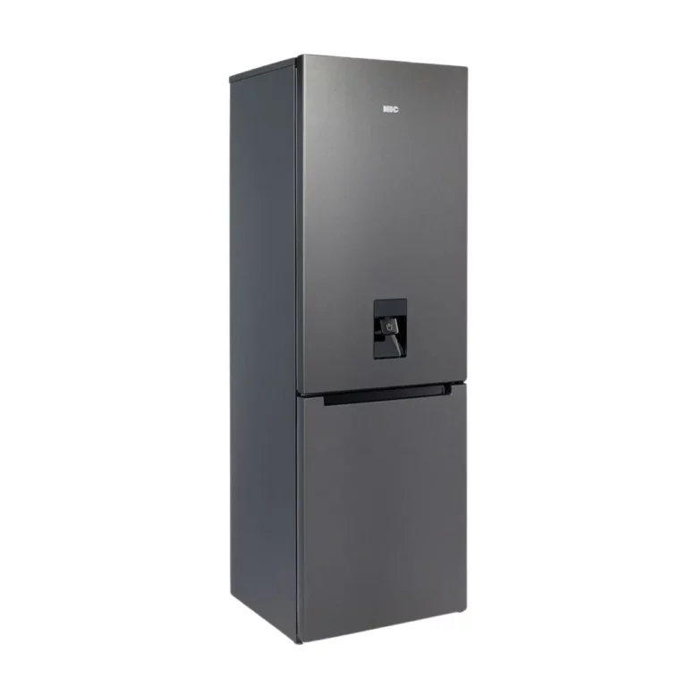 KIC Bottom-Mount Fridge 344L with Water Dispenser, Dark Grey, KBF639GRW