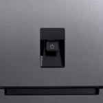 KIC Bottom-Mount Fridge 344L with Water Dispenser, Dark Grey, KBF639GRW