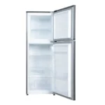 KIC Top Freezer Fridge 170L, Grey, KTF518GR