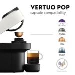 Nespresso Vertuo Pop Coffee Machine, Coconut White, GCV2-ZA-WH-NET