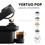 Nespresso Vertuo Pop Coffee Machine, Black, GCV2-ZA-BK-NET