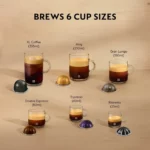Nespresso Vertuo Pop Coffee Machine, Black, GCV2-ZA-BK-NET
