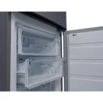 Midea 302L Bottom Mount Fridge Freezer with Water Dispenser, Silver, HD-403RWEN-WD