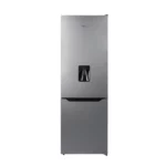 Midea 302L Bottom Mount Fridge Freezer with Water Dispenser, Silver, HD-403RWEN-WD