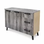 Urban 3 Door Base Cabinet, Oak Ash and Grey Ash, MWBR9203DBB