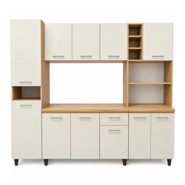 Modern Kitchen Set with Storage Cabinets, MWBR825C
