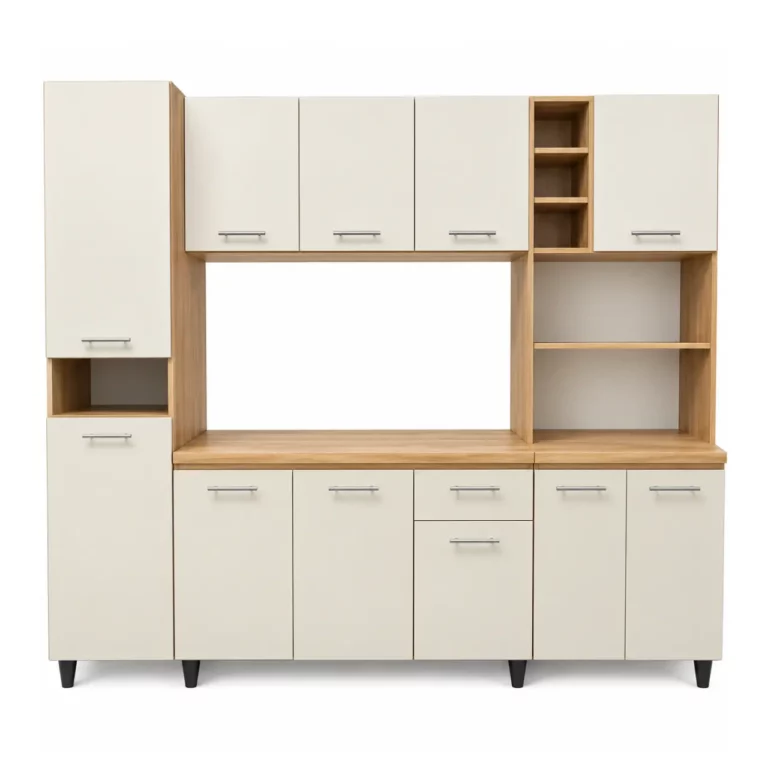 Modern Kitchen Set with Storage Cabinets, MWBR825C