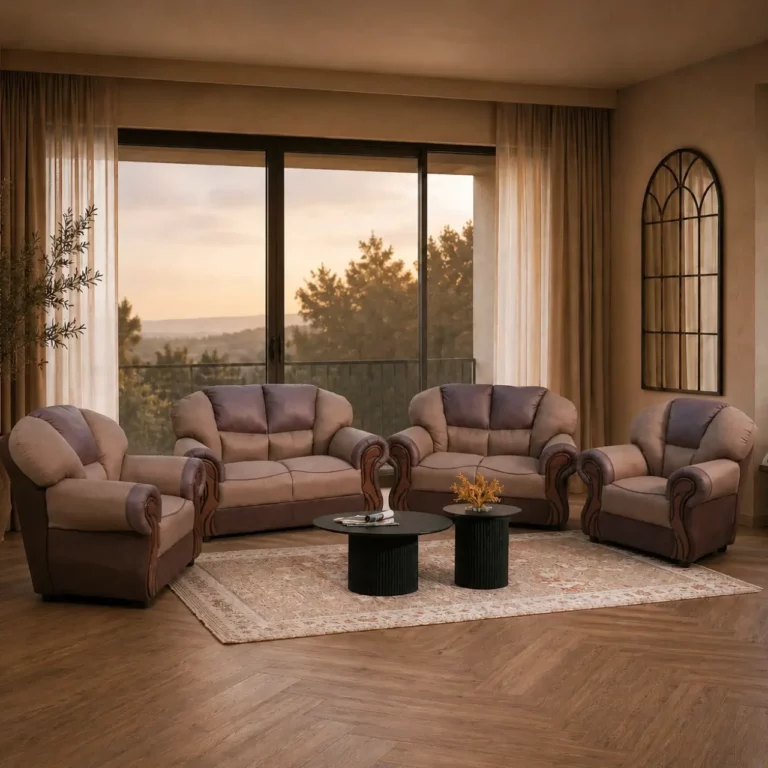 Gabriella 4 Piece Lounge Suite, Two-Tone, GABRIELLA