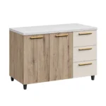 Modern 3 Door Base Cabinet, MW82343DB