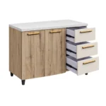 Modern 3 Door Base Cabinet, MW82343DB