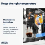 De’Longhi Dedica Pump Espresso Coffee Machine, Black, EC685.BK