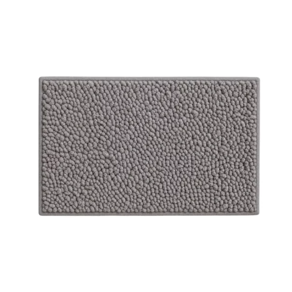 Bobbin Bathroom Mat, Grey, 50 x 80 cm, CSB01