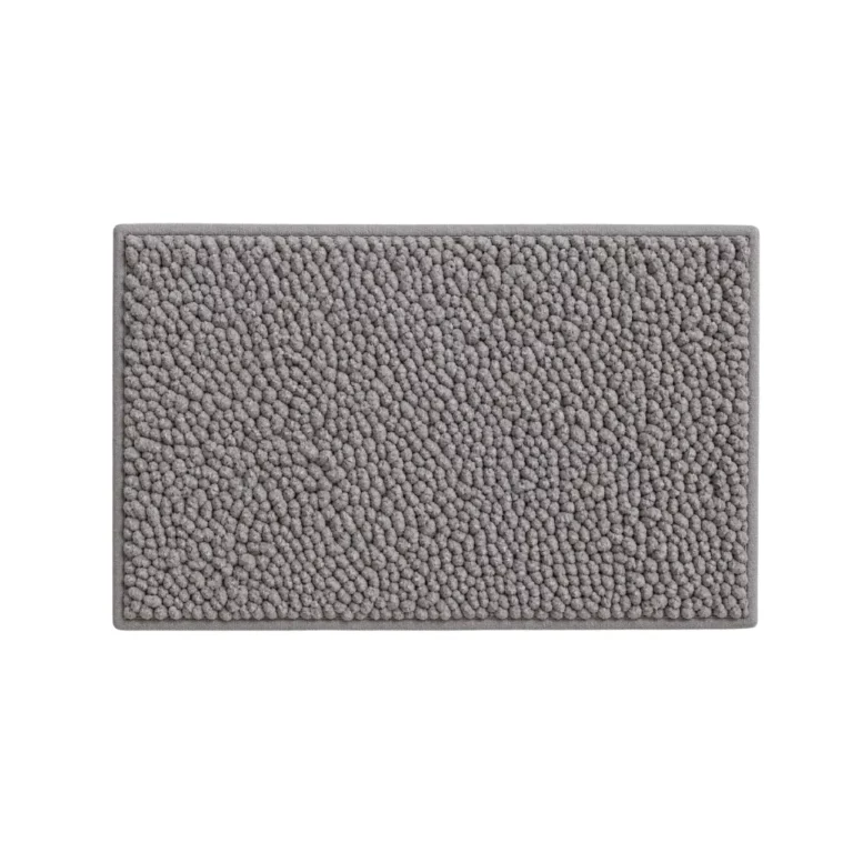 Bobbin Bathroom Mat, Grey, 50 x 80 cm, CSB01
