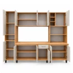 Modern Kitchen Set with Storage Cabinets, MWBR825C