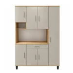 Modern Multi-Storage Kitchen Dresser, MW5304 - Image 3