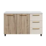 Modern 3 Door Base Cabinet, MW82343DB