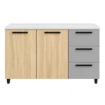 Modern 3 Door Base Cabinet, MW82343DB