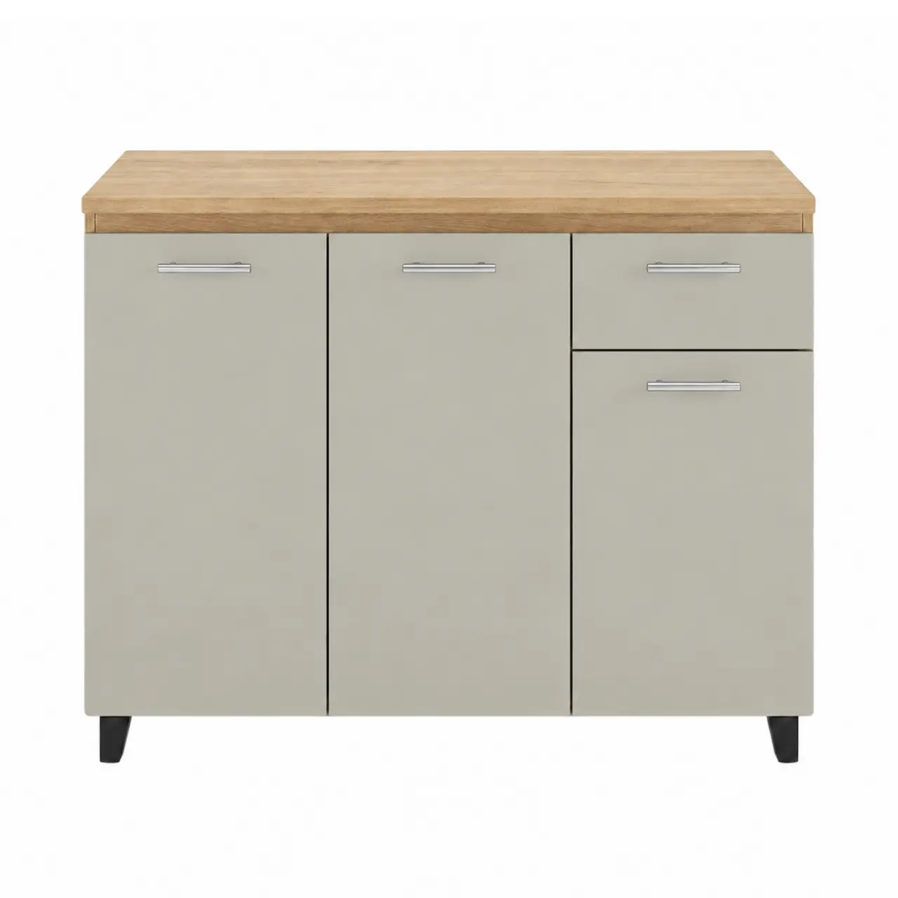 MWBR8253DBC Modern 3 Door Kitchen Base Cabinet, MWBR8253DBC