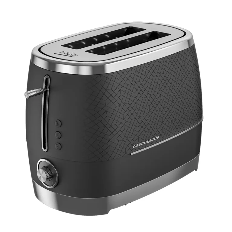 Beko 2-Slice Toaster Cosmopolis, Black and Chrome, TAM8202B