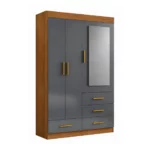 Modern 3 Door Wardrobe with Mirror, MWBR120