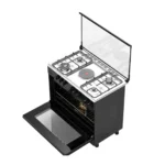 JVC 90cm Freestanding Gas/Electric Cooker, WG-NFOC90B5S