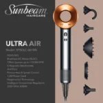 Sunbeam Bladeless High Speed Hair Dryer 1600W, Copper Titanium, SPBDLC-001BN