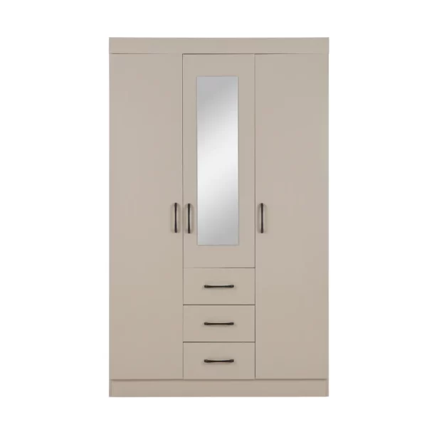 Modern SlateMirror Wardrobe - MW766M
