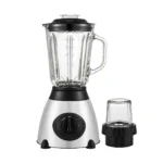 Sunbeam 400W 1.5L Glass Jar Blender with Grinder, Stainless Steel, SSGB-400